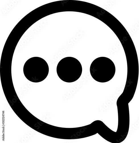 Chat message icon