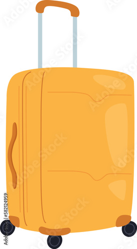 Rolling travel suitcase for clothes