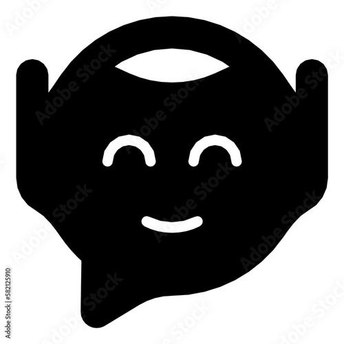 chatbot icon illustration
