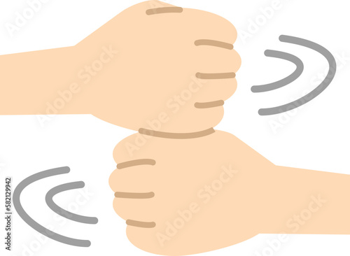 Pepper mill performance (hand grinding pepper in a pepper mill)