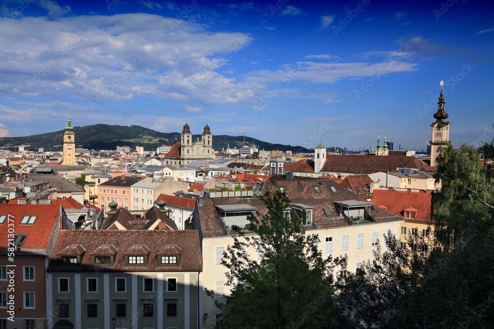 Linz skyline, Austria