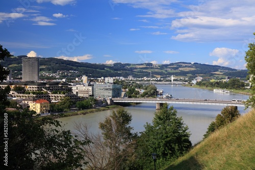Danube bridges in Linz