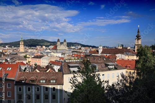 Linz skyline  Austria