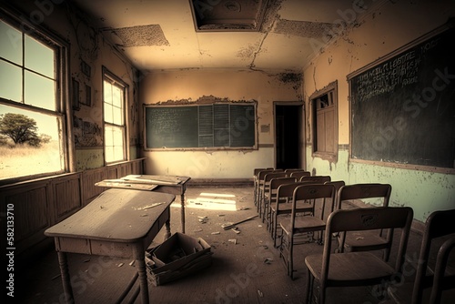 Empty classroom