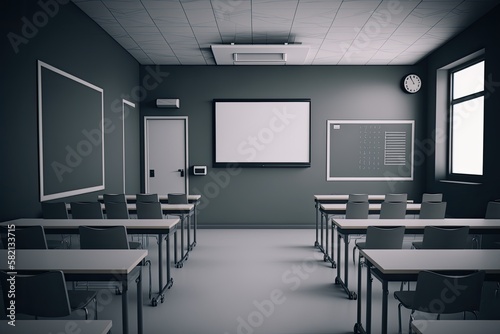 Empty classroom