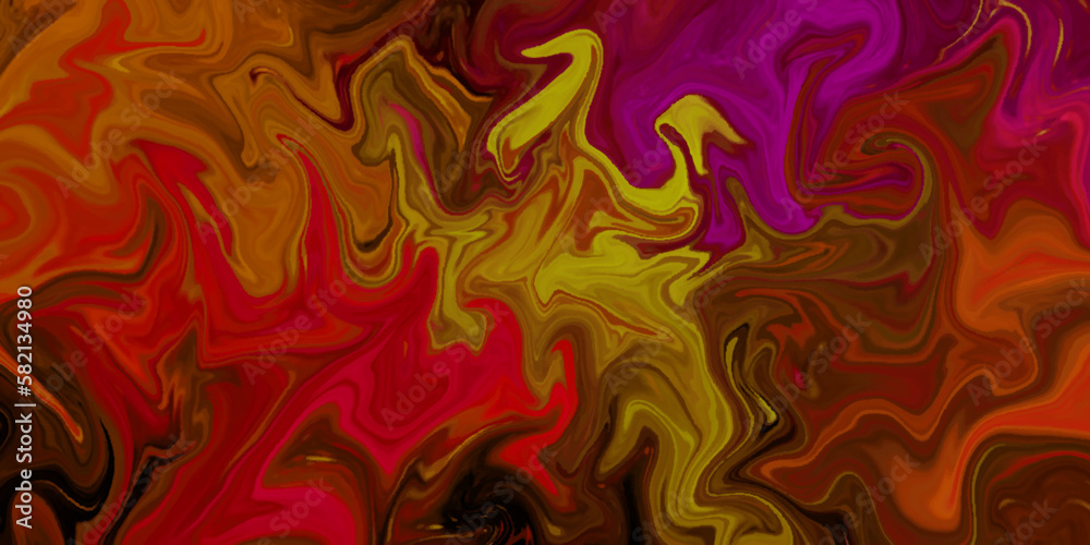 Fire flames on red background with Luxurious colorful liquid marble surfaces design. Abstract color acrylic pours liquid marble surface design. Beautiful fluid abstract paint background. Fire flames on red background with Luxurious colorful liquid marble surfaces design. Abstract color acrylic pours liquid marble surface design. Beautiful fluid abstract paint background.