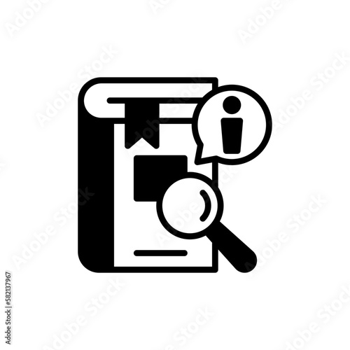 Informative icon in vector. illustration