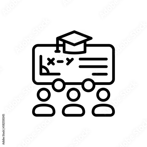 Group Learning icon in vector. illustration
