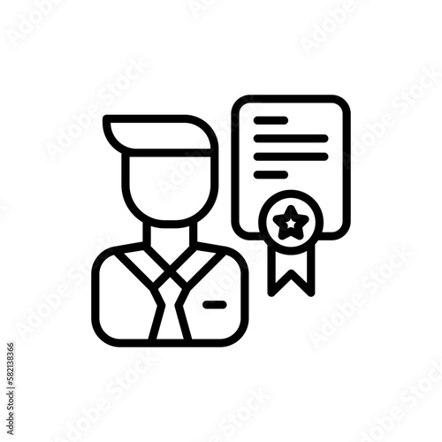 Specialization icon in vector. illustration