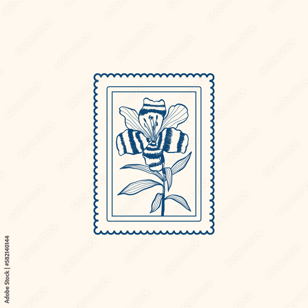 Minimalistic flower graphic sketch drawing, black icon, stamp, trendy tattoo design, floral botanic elements vector illustration. Minimalistic flower graphic sketch drawing, black icon, stamp, trendy tattoo design, floral botanic elements vector illustration.