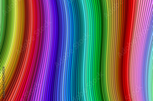Farbenfrohe Streifen in Wellenoptik als farbenfrohe Textur