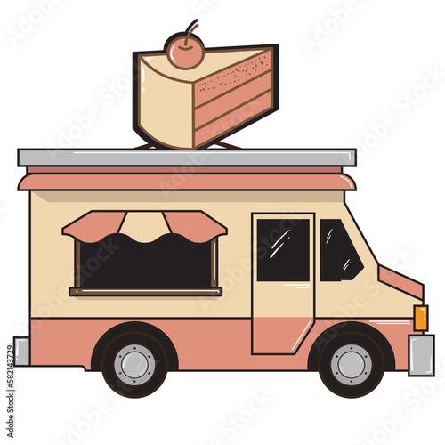 Food Truck Illustration