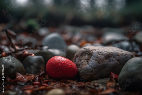 Red stone forest 
