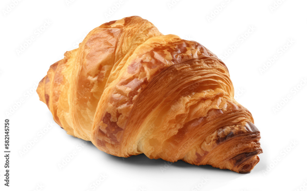 Delicious Croissant Transparent Background - Generative AI