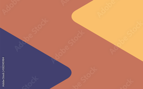Abstract geometric modern background with colored shapes. Trendy fashion template with geometric elements. Simple vector background suitable for social media, mobile app, advertising.