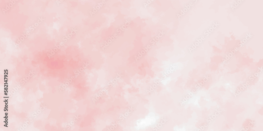 Abstract pink watercolor background .hand painted vector illustration .gradient pink texture background .Soft pink grunge background frame. 