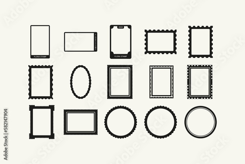 Decorative frames. Decorative wedding frames, Retro ornamental frame, vintage rectangle ornaments and ornate border. Antique museum picture borders or deco devider. 