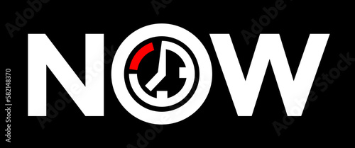 now, stopwatch analog, time measurement, vector illustration 