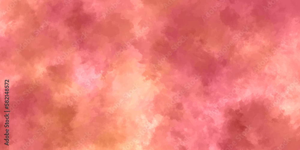 Abstract pink watercolor background .hand painted vector illustration .gradient pink texture background .Soft pink grunge background frame.