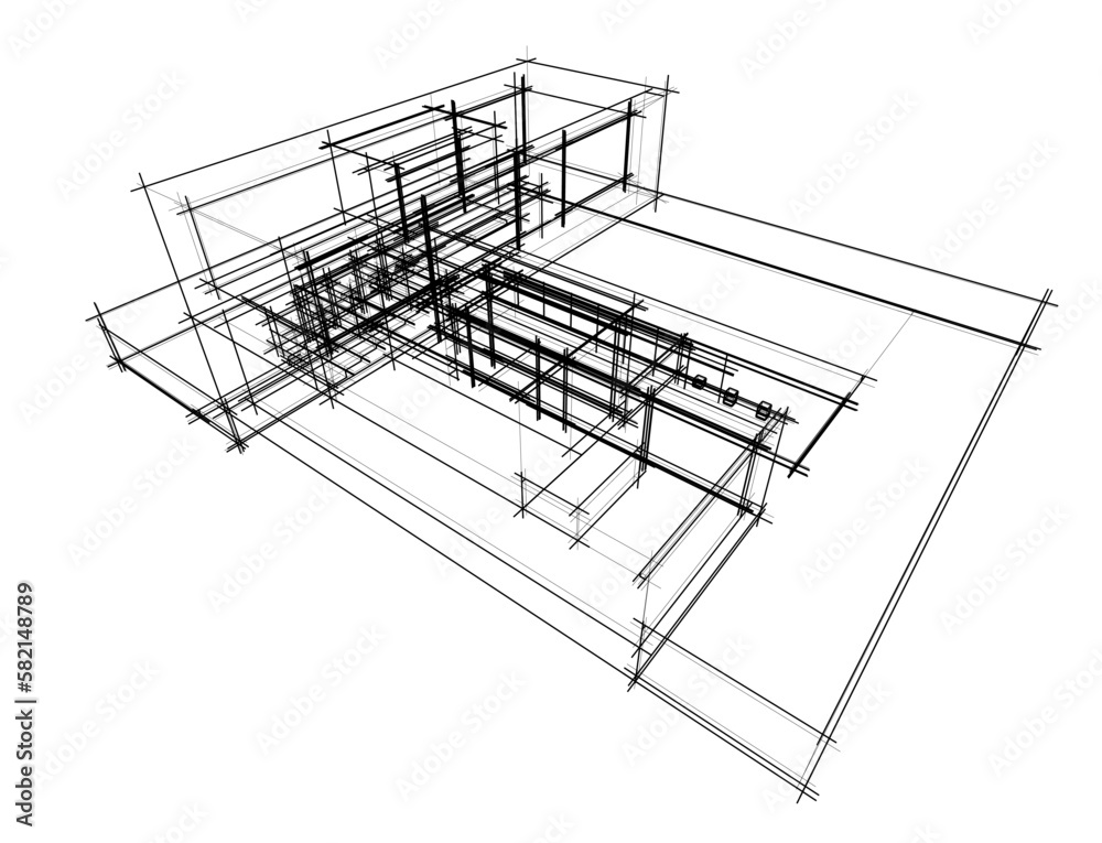 3d model of a house 3d model of a house