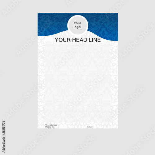 illustration of an background with place for text