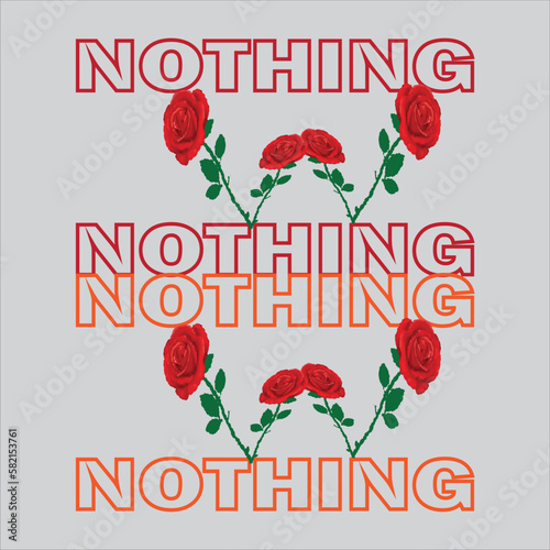 Nothing tshirt design 