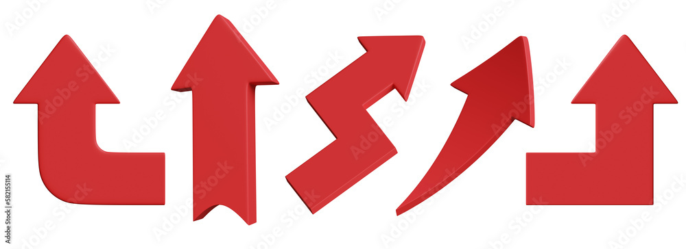 collection arrow 3d illustration collection arrow 3d illustration