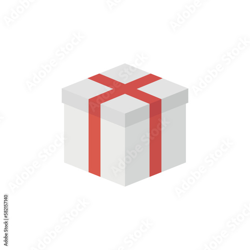 Gift box vector flat icon