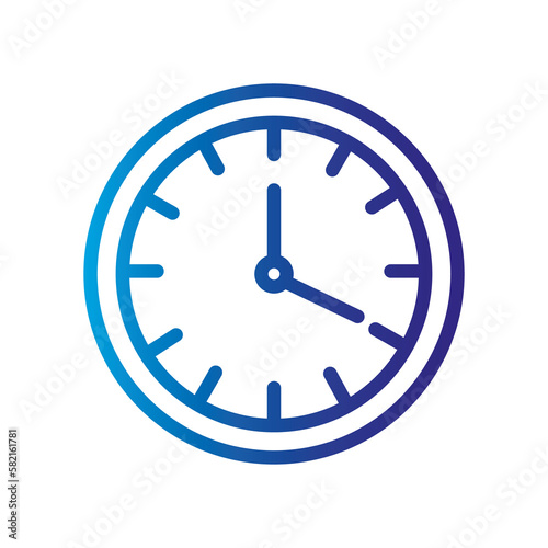 png image of clock icon with transparent background
