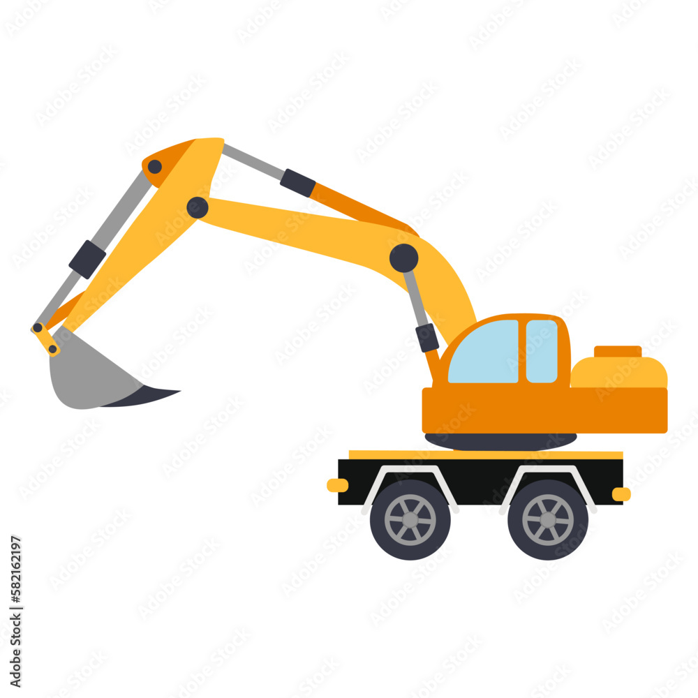 Special machines for construction work. Forklifts, concrete mixer, cranes, excavators, tractors, bulldozers, trucks Special machines for construction work. Forklifts, concrete mixer, cranes, excavators, tractors, bulldozers, trucks