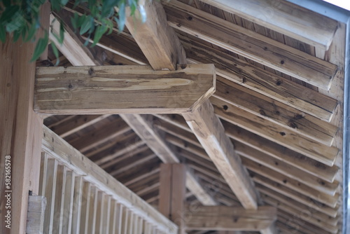 木造の屋根組