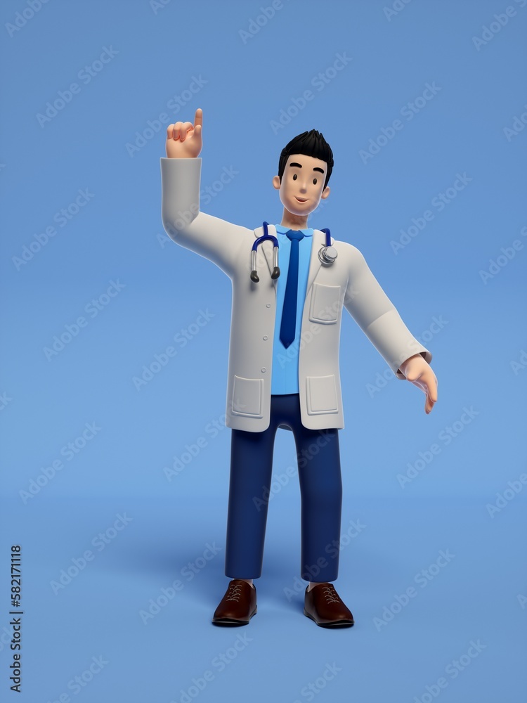 doctor 3d cartoon