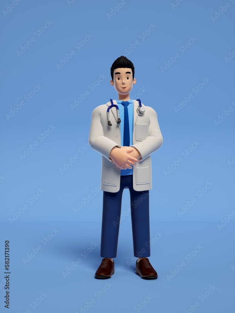 doctor 3d cartoon