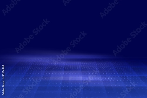 Digital art of an empty blue platform