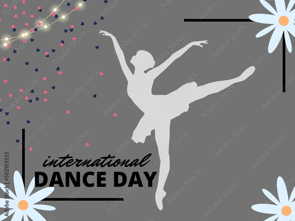 International Dance Day  illustration for free download