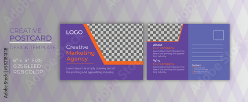 CREATIVE POSTCARD DESIGN TEMPLATE