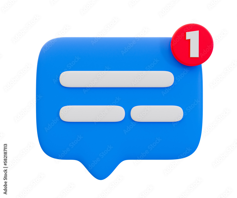 3d minimal communication icon. online social media chatting. online message sending. chat icon with notification. 3d illustration. 3d minimal communication icon. online social media chatting. online message sending. chat icon with notification. 3d illustration.