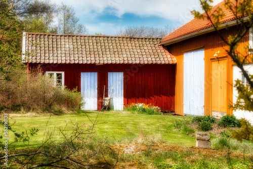 Small Barn on Southern Koster Island, Sweden photo