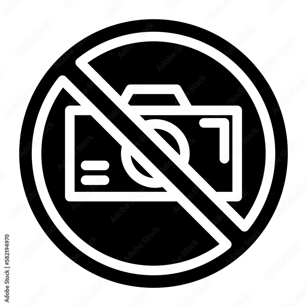 no camera glyph 