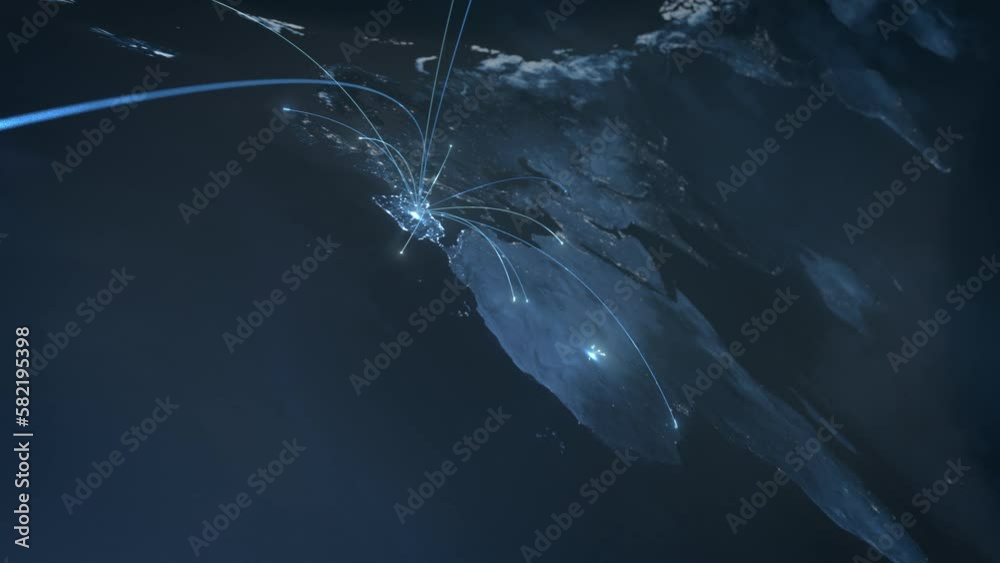 Countries Connected Network