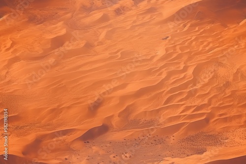 Sahara Skyline: Aerial View of Endless Dunes - Seamless Tile Background, Tileable Landscape © OwlCrow