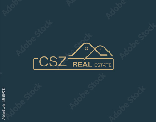 CSZ Real Estate and Consultants Logo Design Vectors images. Luxury Real Estate Logo Design