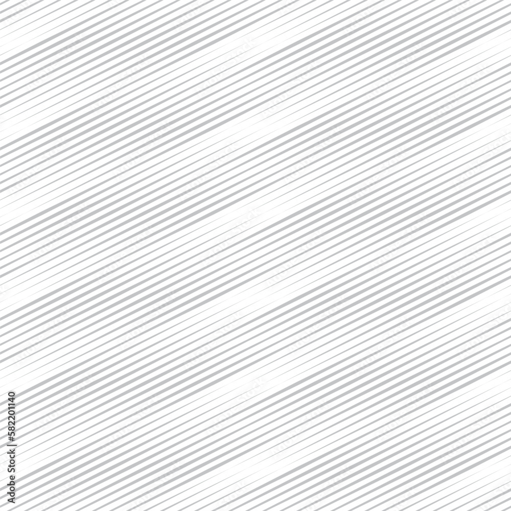 Vector seamless pattern. Abstract diagonal striped texture. Modern monochrome background. Subtle oblique print.