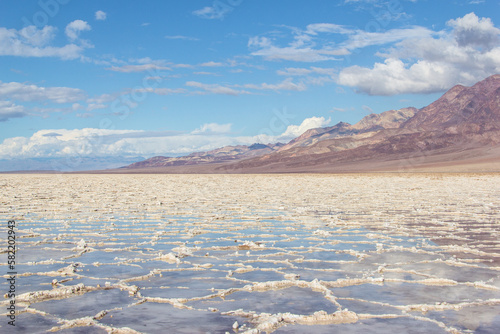Bad water basin in Death Valley National park in California