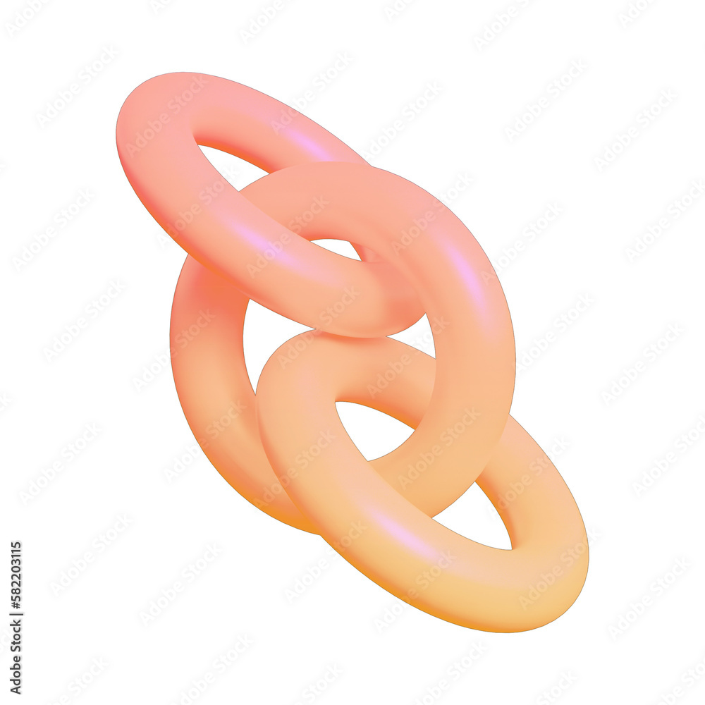 Abstract Shape 3D Icon with Smooth Gradient Color 3D illustration Abstract Shape 3D Icon with Smooth Gradient Color 3D illustration