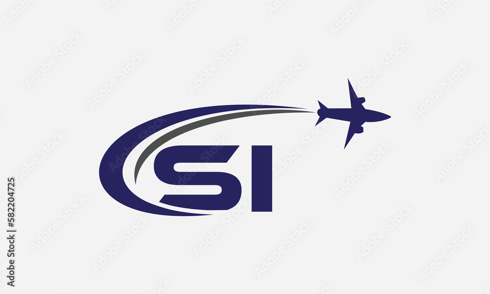 Tour and travel logo design, Airline agency symbol and aviation company monogram vector Tour and travel logo design, Airline agency symbol and aviation company monogram vector