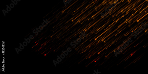 Abstract background with rain particles and light effect. Light lines. Beautiful background.
