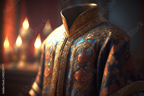 royal clothes created using AI Generative Technology