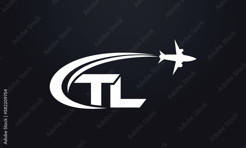 Tour and travel logo design, Airline agency symbol and aviation company monogram vector Tour and travel logo design, Airline agency symbol and aviation company monogram vector