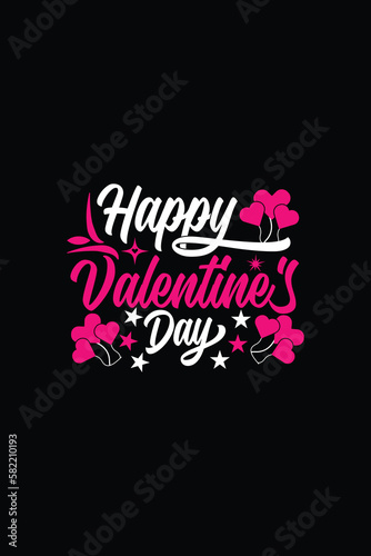 Wallpaper Mural Happy valentine's day typography t shirt design Torontodigital.ca